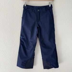Marmot Kids Snow Pants Small Blue Insulated Ski